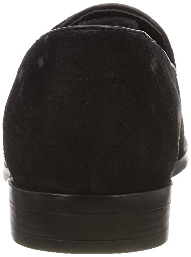 Red Tape Cobham, Mocasines Hombre, Negro (Black 0), 43 EU