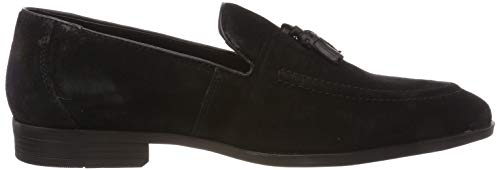 Red Tape Cobham, Mocasines Hombre, Negro (Black 0), 43 EU