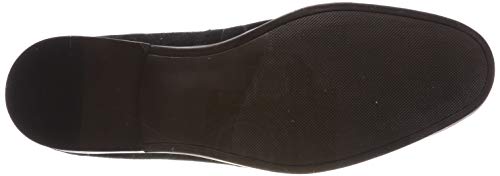 Red Tape Cobham, Mocasines Hombre, Negro (Black 0), 43 EU