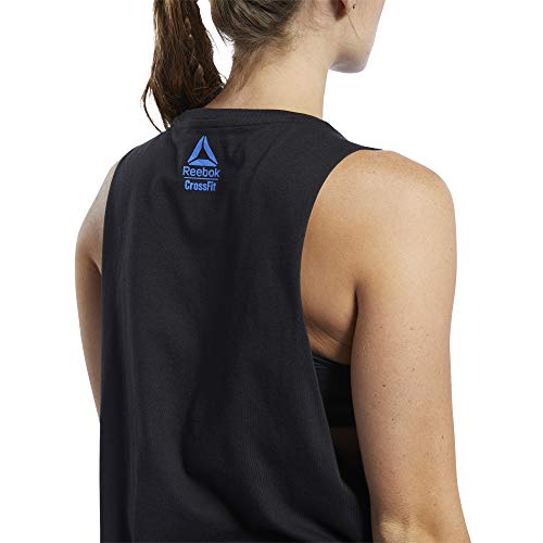 Reebok Excellence Is Obvious Muscle Tank Camiseta, Mujer, Negro (Black), L