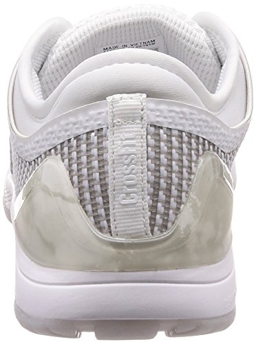 Reebok R Crossfit Nano 8.0, Zapatillas de Deporte Mujer, Blanco (White/Skull Grey/Pure Silver White/Skull Grey/Pure Silver), 37.5 EU
