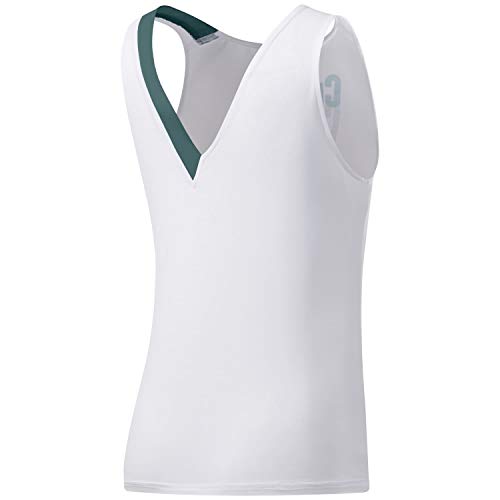 Reebok RC Activchill Tank Camiseta de Tirantes para Fitness y Entrenamiento, Mujer, Blanco (White), L