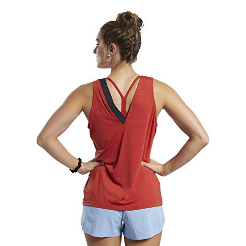 Reebok RC ACTIVCHILL Tank Camiseta sin Mangas, Mujer, Legacy Red, M