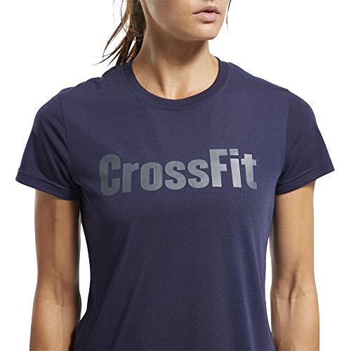 Reebok RC Crossfit Read tee Camiseta, Mujer, vecnav, XS