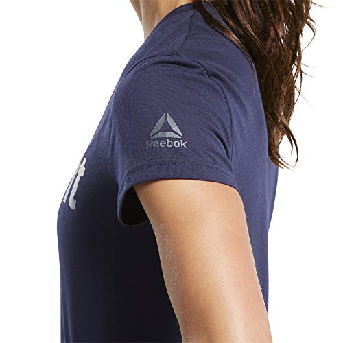 Reebok RC Crossfit Read tee Camiseta, Mujer, vecnav, XS