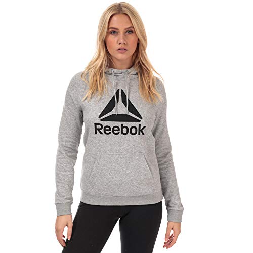 Reebok Wor Delta Sudadera, Mujer, Brezo Gris intermedio, XS