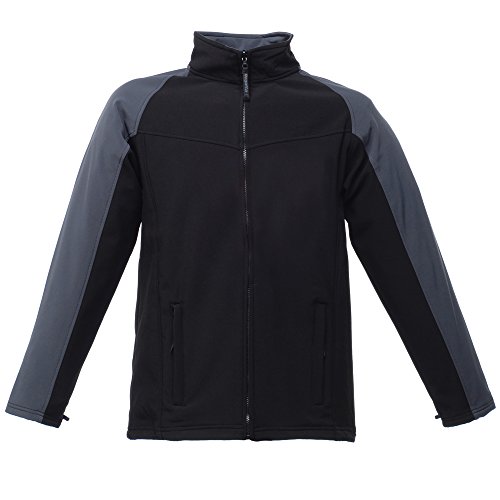 Regatta - Chaqueta Softshell polar cortavientos modelo Uproar para hombre (2XL/Azul marino/Azul marino)