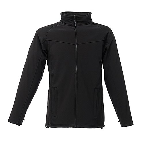 Regatta - Chaqueta Softshell polar cortavientos modelo Uproar para hombre (2XL/Azul marino/Azul marino)