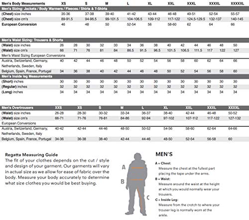 Regatta - Chaqueta Transpirable e Impermeable Modelo Vertex III para Hombre (Extra Grande (XL)) (Negro)