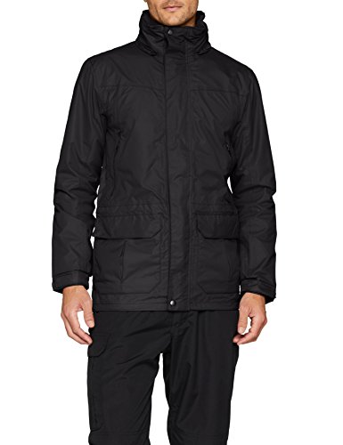 Regatta - Chaqueta Transpirable e Impermeable Modelo Vertex III para Hombre (Extra Grande (XL)) (Negro)