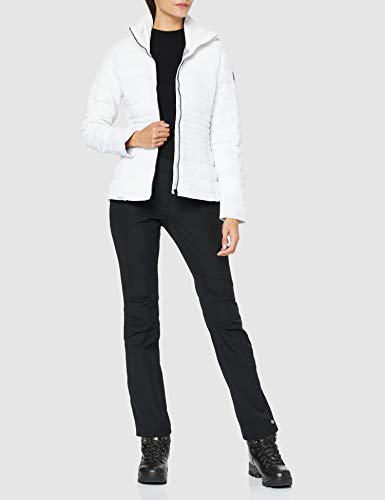 Regatta Lustel Chaqueta acolchada, tejido ligero con aislamiento y bolsillos con cremallera Baffled/Quilted Jackets, Mujer, White, 14