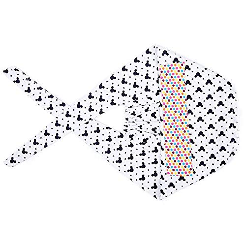 REGNBUE 5 Piezas Gorro Quirofano Mujer/hombr Algodón Lindo Impresión Doctor Enfermera Sombrero Gorro Quirúrgico con Botones-D