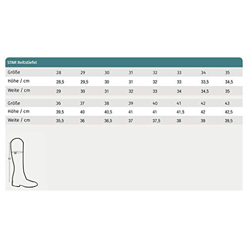 Reitstiefel Meran, schwarz, 40