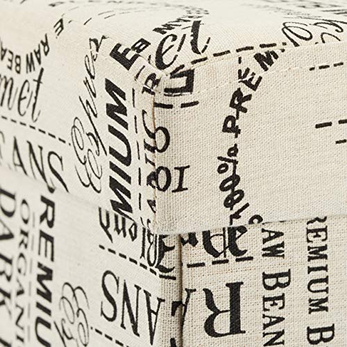 Relaxdays Baúl Almacenamiento Plegable, 38 x 76 x 38 cm