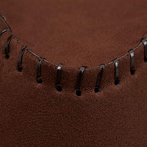 Relaxdays Sombrero Vaquero, Color marrón oscuro 16 X 35.5 X 39 Cm 10024992_746 , color/modelo surtido