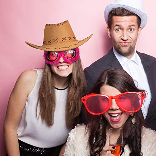 Relaxdays Sombrero Vaquero, Color negro 16 x 35,5 x 39 cm 10024992_46 , color/modelo surtido