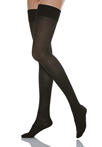 Relaxsan Basic 960 (Negro, tg.3) Medias elásticas 280 den [sin silicona] compresión graduada 22-27 mmHg