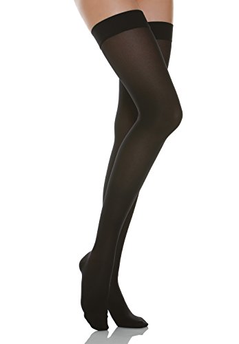 Relaxsan Basic 970 (Negro, tg.3) Medias autoadhesivas 280 den compresión progresiva 22-27 mmHg