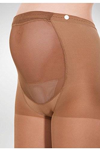 Relaxsan Microfibra 890M (Visón, Tg.4) Pantimedias de maternidad 140 Den compresión 18-22 mmHg