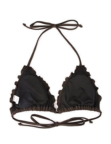 RELLECIGA ba?Ador Partes de Arriba de Bikinis de Mujer triángulo Top Carmelita S