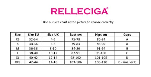 RELLECIGA Bañador Partes de Arriba de Bikinis de Mujer Bandeau Top Rio M