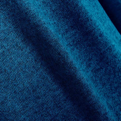 Reooly Camisa sólida de Manga Larga para Mujer Moda Blusa Casual Tops