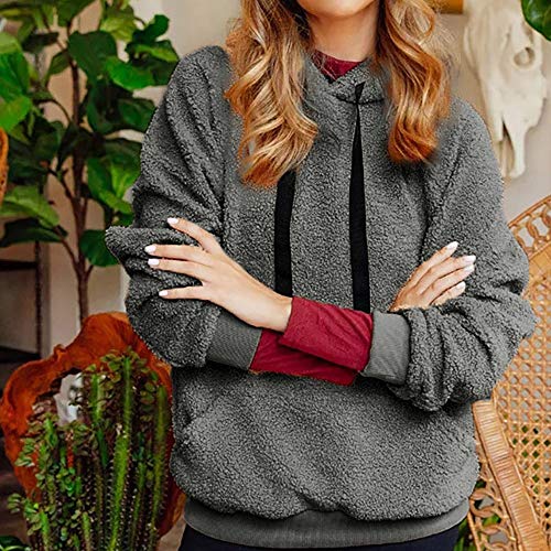 Reooly Hombre sin Capucha Hombre Sudadera Cuadros Cuello Alto Mujer Chimenea de Algodon Cremallera españa Sudadera de Felpa Flores Hombre Pelo Rayas Dibujo Dos Colores españa Estampada Mujer