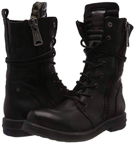 Replay Evy, Botas Estilo Motero Mujer, Negro (Black 3), 36 EU