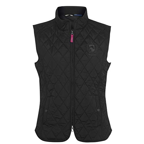 Requisite - Chaleco de equitación para mujer, ligero, Mujer, color negro, tamaño Small
