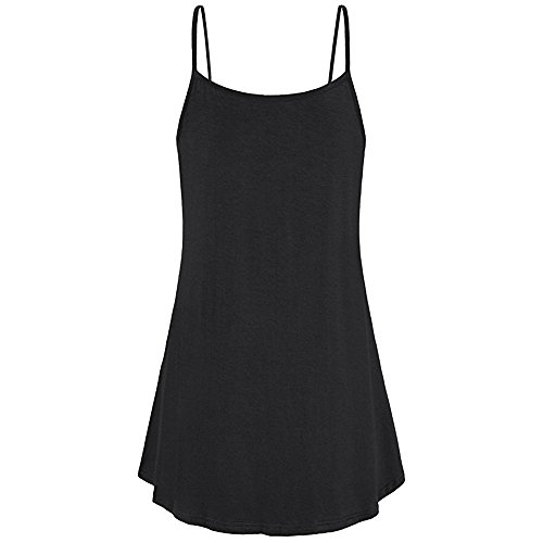 riou Camisetas Mujeres Verano Tamaño Grande Blusa Tirantes Mujer botón Suelto Cuello V Cami Tank Tops Básica Tops Mujer Vestir Ropa para Primavera Verano