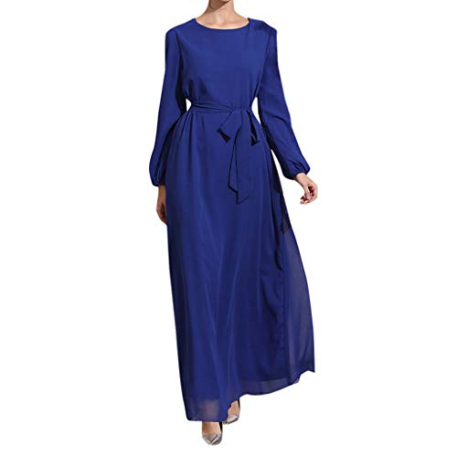 RISTHY Musulmana Vestidos Largos Maxi Vestido Color Sólido Talla Grande Elegante Musulmán Abaya Dubai Turquia de Verano Islámica Árabe Kaftan Dubai Empalme para Las Mujeres Ropa Vestidos