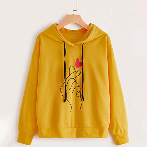 RISTHY Sudadera con Capucha Casual para Mujer Sudadera con Capucha Estampada Sudadera con Capucha Divertida