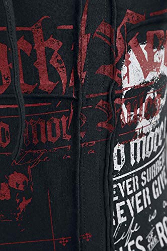 Rock Rebel by EMP Stay A Little Longer Mujer Vestido Corto Negro 5XL