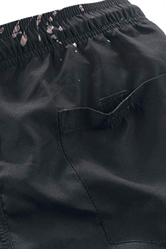 Rock Rebel by EMP Swimming Time Hombre Bañador Negro L, 100% poliéster, Tunnelzug