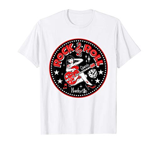 Rockabilly Hombre Mujer Ropa Rock and Roll Rockeros Pinup Camiseta