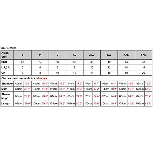 Romacci Sudadera para Mujer Sudadera Larga Mujer Cremallera Sudadera con Capucha Larga 2017