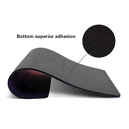 Rosa diseño de flamencos, corazón flamencos patrón cubierta de tela rectángulo Mouse Pad, customized Mousepads 9.84 "x7.87"