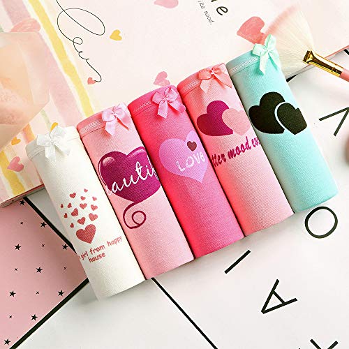 RosaObsta Niños Bragas Ropa Interior Cintura Media Calzoncillos Chicas Braguitas Hipster Cintura Transpirable Suave