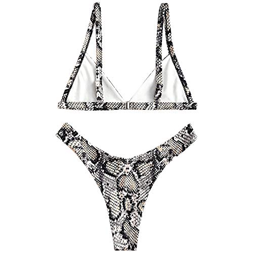 Rosegal Conjunto para Mujer, Gris Oro, Small