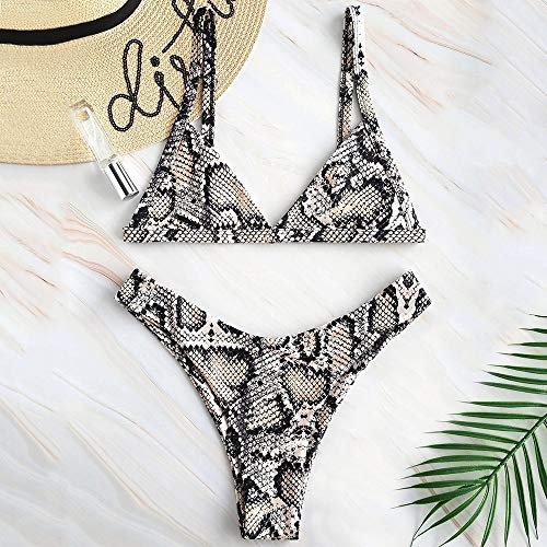 Rosegal Conjunto para Mujer, Gris Oro, Small