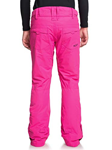 Roxy Backyard - Pantalones para Nieve para Mujer Pantalones para Nieve, Mujer, Beetroot Pink, S