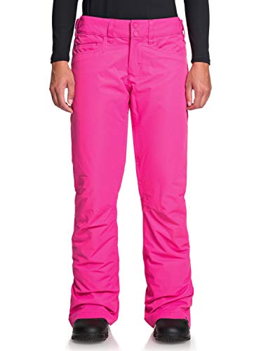 Roxy Backyard - Pantalones para Nieve para Mujer Pantalones para Nieve, Mujer, Beetroot Pink, S