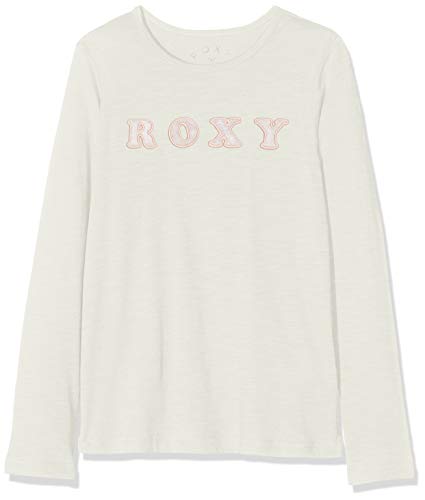 Roxy Bananas Party - Camiseta De Manga Larga para Chicas 4-16 Camiseta De Manga Larga para Chicas 4-16, Niñas, Snow White, 12