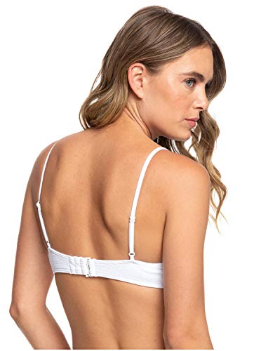 Roxy Casual Mood - Top de Bikini D-Cup con Aros - Mujer - M - Blanco