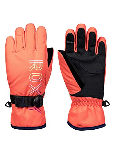 Roxy Freshfield-Guantes para Snowboard/Esquí para Chicas 8-16, Niñas, Living Coral, M