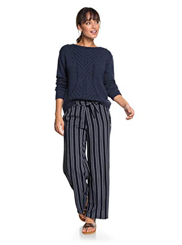 Roxy Glimpse of Romance Camiseta de Manga Larga, Mujer, Azul (Dress Blues BTK0), Medium (Tamaño del Fabricante:M)