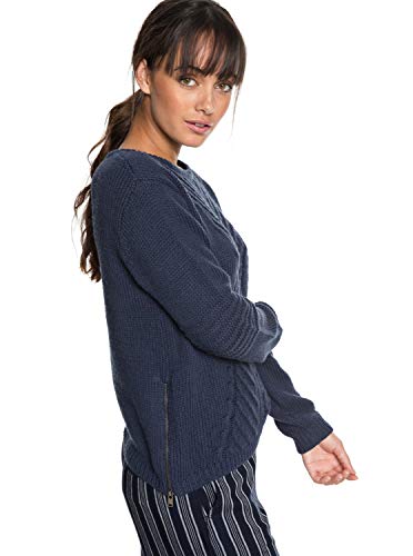 Roxy Glimpse of Romance Camiseta de Manga Larga, Mujer, Azul (Dress Blues BTK0), Medium (Tamaño del Fabricante:M)