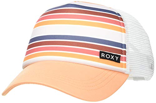 Roxy Honey Coconut, Gorra de béisbol Niñas, Snow White CONFI Stripe, One Size