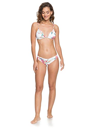 Roxy Lahaina Bay Braguita De Bikini, Mujer, Blanco (Bright White Tropic Call S)