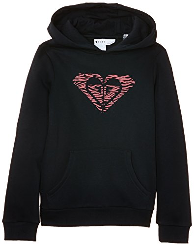 Roxy RG Winterbright Sudadera, Niña, Negro, 11 años (146 cm)